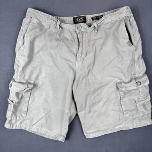 Buckle Black Mens 38 Cargo Shorts Gray Athletic Fit Brantley Distressed